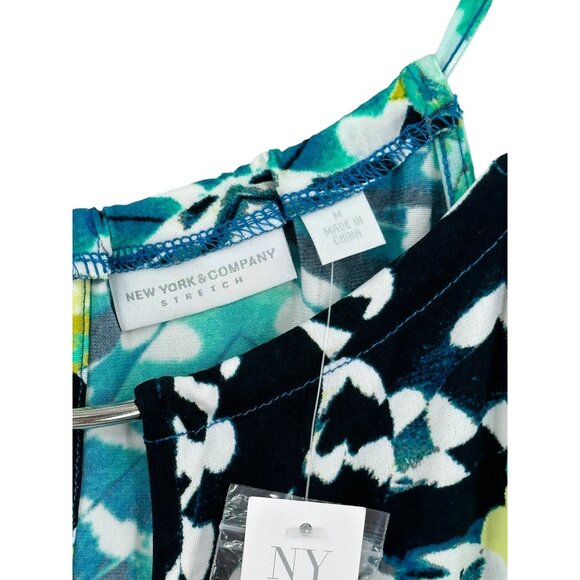 NY&C Halter Dress NWT‎ Womens Size Medium Belted Coquette Feminine Fairy - Picture 2 of 13